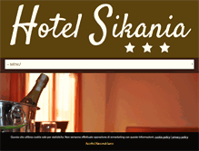 Tablet Screenshot of hotelsikania.com
